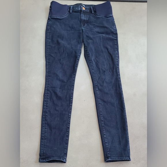 J Brand Mama J Super Skinny Maternity Jeans in Dark Sublime Wash | Size 28 - Picture 5 of 13